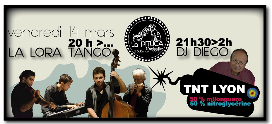 VENDREDI 14 MARS LA PITUCA .LORA.DJ DIEGO